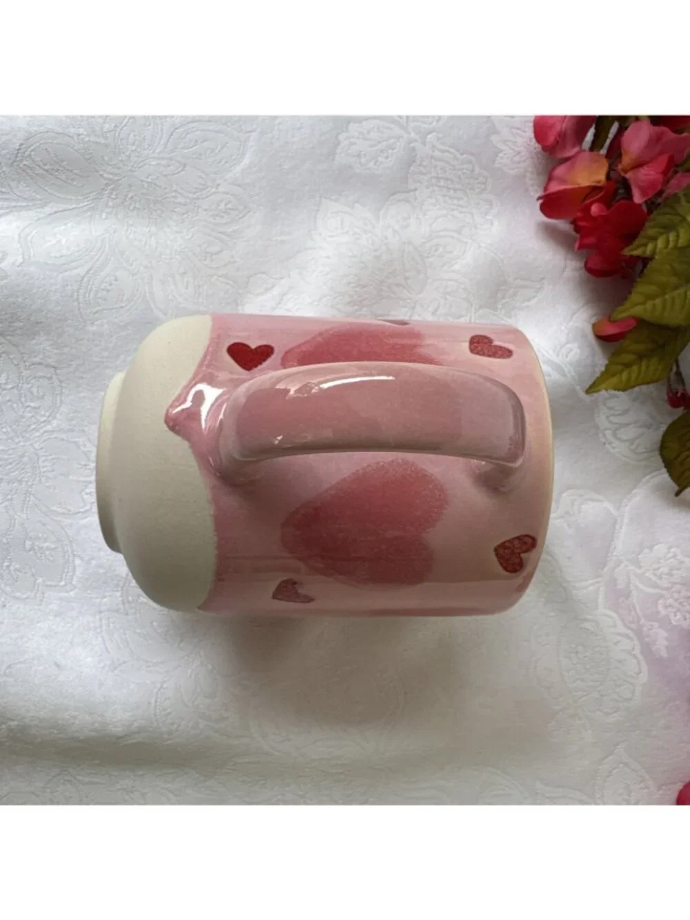 Spectrum Design Pink Ceramic 17 oz Love Hearts I Heart You Coffee Mug Nordstrom